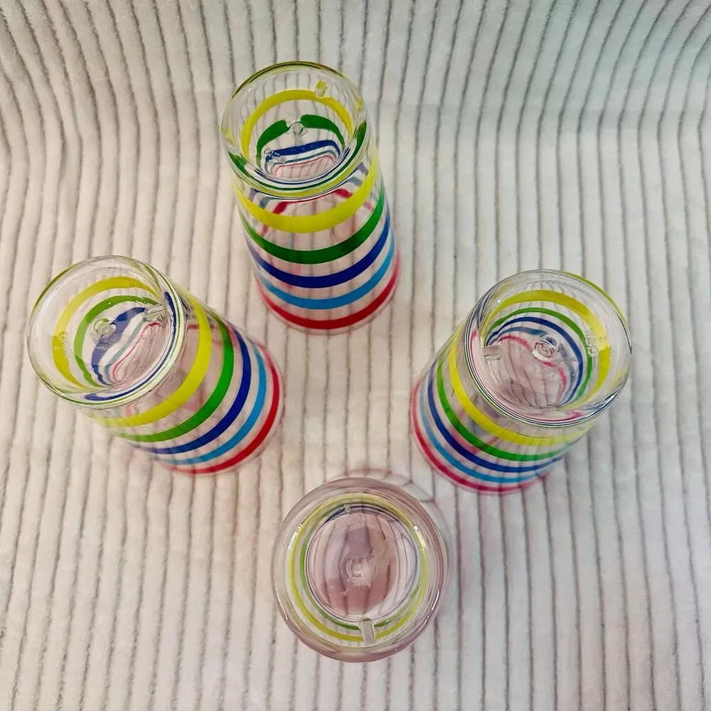 Target Summer 2011 Vibrant Striped Melamine Plates and Tumblers with placemats